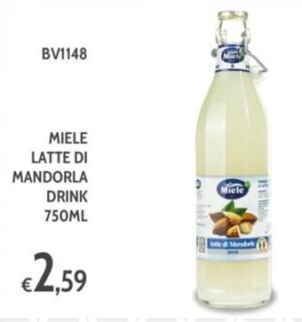 Italy Cash and Carry MIELE LATTE DI MANDORLA DRINK 750ML offerta