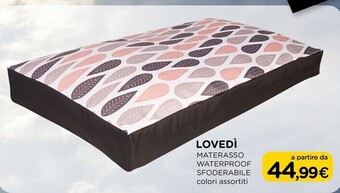 Arcaplanet Lovedi materasso waterproof sfoderabile offerta