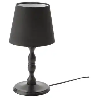 IKEA Kinnahult lampada da tavolo, nero frassino/nero, 37 cm offerta