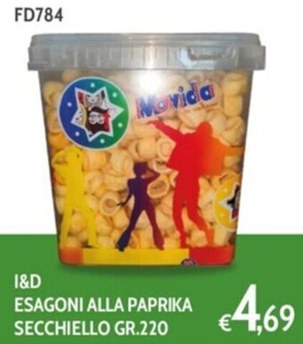 I&D ESAGONI ALLA PAPRIKA SECCHIELLO GR.220