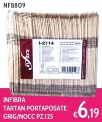 INFIBRA TARTAN PORTAPOSATE GRIG/NOCC PZ.125