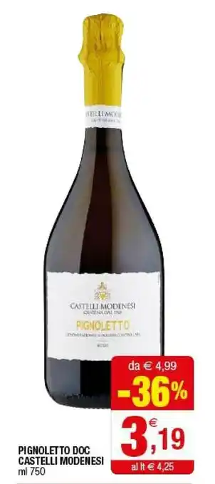 Iperal Castelli Modenesi Pignoletto Doc offerta