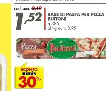 Italmark Buitoni Base Di Pasta Per Pizza offerta