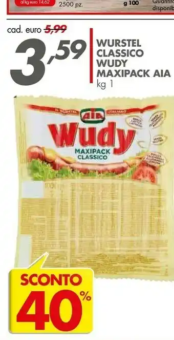 Italmark Aia Wudi Classico Maxipack 1000 G(ml) offerta