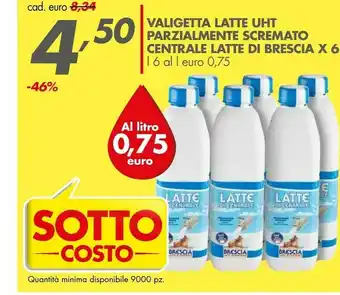 Italmark Centrale Latte Di Brescia Valigetta Latte Uht Parzialmente Scremato offerta