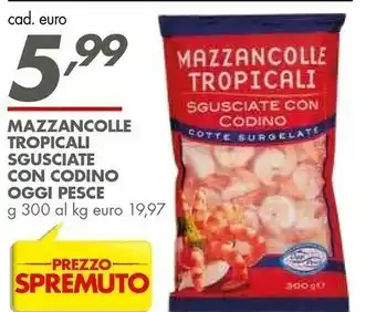 Italmark Oggi pesce Mazzancolle Tropicali Sgusciate Con Codino offerta