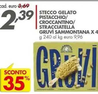 Italmark Sammontana Stecco Gelato Pistacchio offerta