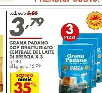 Centrale Del Latte Di Brescia Grana Padano Dop Grattugiato