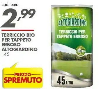 Italmark Altogiardino Terriccio Bio Per Tappeto Erboso offerta