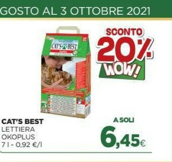 L´Isola dei Tesori Lettiera per gatti offerta