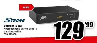 MediaWorld Strong Decoder Tv Sat offerta