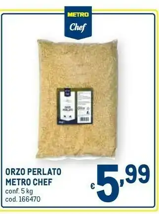 Metro Metro chef Orzo Perlato offerta