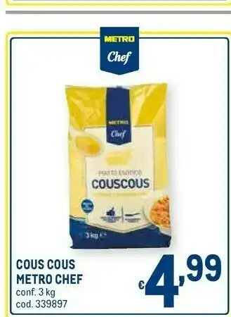 Metro Metro chef Cous Cous offerta
