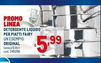 Metro Fairy Detergente Liquido Per Piatti offerta