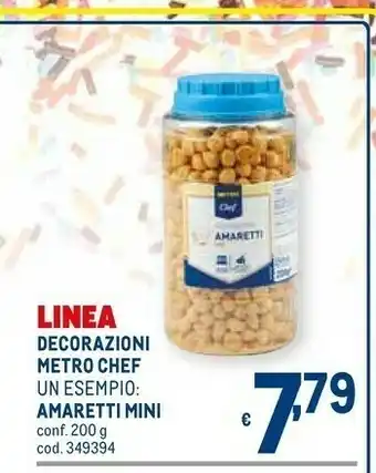 Metro Metro chef Decorazioni offerta