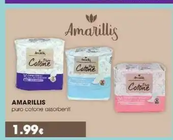 Tigotà Lines Amarillis Puro Cotone Assorbenti offerta