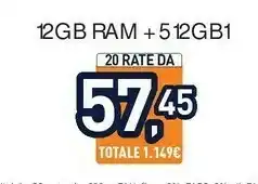 Unieuro Samsung Galaxy Z Flip3 5G 256GB Lavender RAM 8GB Display 1,9" Super AMOLED/6,7" Dynamic AMOLED 2X offerta