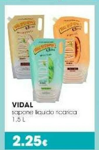 Tigotà Vidal Sapone Liquido offerta