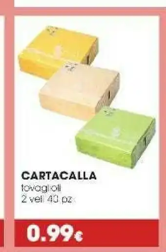 Tigotà Cartacalla Tovaglioli offerta
