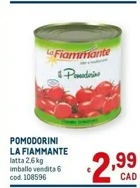 Metro La fiammante Pomodorini offerta