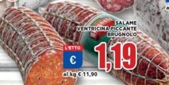 SALAME VENTRICINA PICCANTE BRUGNOLO