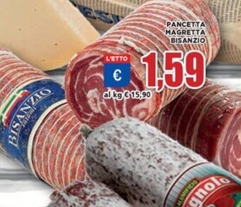 Vivo Supermercati PANCETTA MAGRETTA BISANZIO offerta