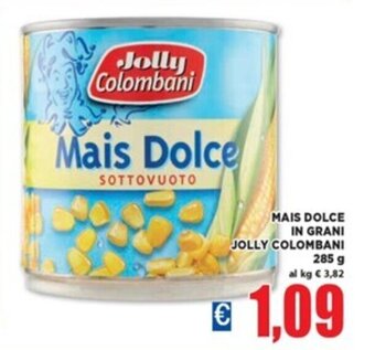 Vivo Supermercati MAIS DOLCE IN GRANI JOLLY COLOMBANI 285 g offerta