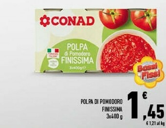 Conad Superstore Conad - Polpa Finissima 1200 G(ml) offerta