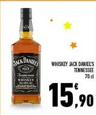 Conad Superstore Jack Daniels Whiskey Tennessee offerta