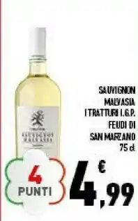 Feudi di san marzano Sauvignon Malvasia Itratturi Igp