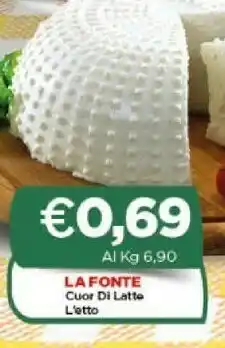 Crai Lafonte Cuor Di Latte offerta