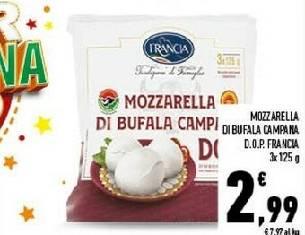 Conad Superstore Francia - Mozzarella Di Bufala Campana DOP offerta