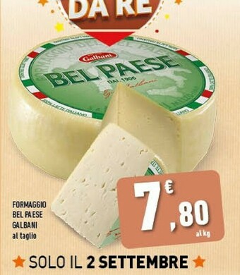 Conad Superstore Galbani Formaggio Bel Paese offerta