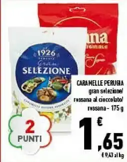 Conad Caramelle Perugia Gran Selezione/ Rossana Al Cioccolato/ Rossana 175 G offerta
