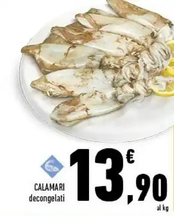 Conad Superstore Conad Calamari Decongelati offerta