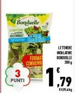 Conad Superstore Bonduelle Le Tenere Insalatine 200 G(ml) offerta
