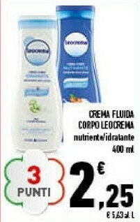 Conad Leocrema Crema Fluida Corpo Nutriente / Idratante offerta