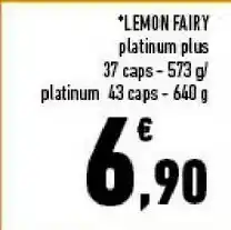 Conad Fairy Lemon Platinum Plus 37 Caps offerta