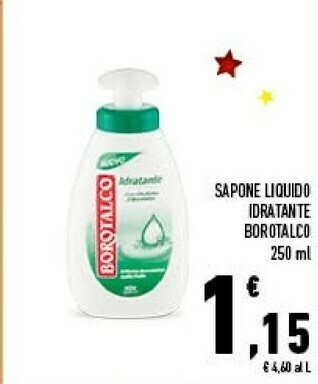 Conad Borotalco Sapone Liquido Idratante offerta