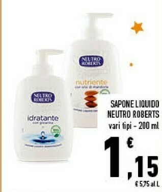 Conad Superstore Neutro Roberts Sapone Liquido offerta