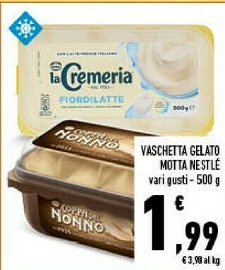 Conad Nestlè Vaschetta Gelato Motta offerta