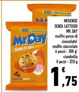 Conad Superstore Mr. day Muffin Con Gocce Di Cioccolato offerta