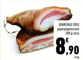 Conad Guanciale Cioli Pepe offerta