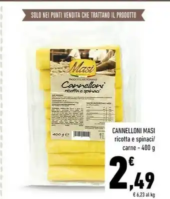 Conad Masi Cannelloni offerta
