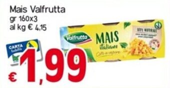 Kanguro Mais Valfrutta gr 160x3 offerta