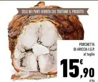 Conad Porchetta Di Ariccia Igp offerta