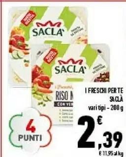 Conad Saclà Sacla I Freschi Per Te offerta