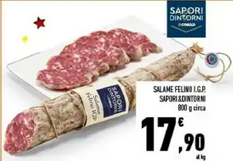 Conad Sapori & Dintorni Salame Felino Igp offerta