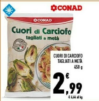 Conad Conad - Cuori Di Carciofo 450 G(ml) offerta