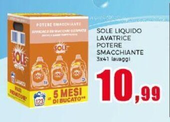 Happy Casa SOLE LIQUIDO LAVATRICE POTERE SMACCHIANTE 3x41 lavaggi offerta